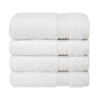 100 Cotton Turkish  Washcloth Set 4 Piece Soft Absorbent Wash Rag Small Towels