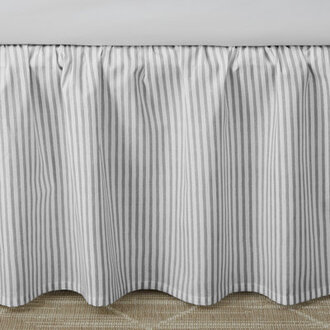 Laura Ashley Ticking Stripe Bed Skirt