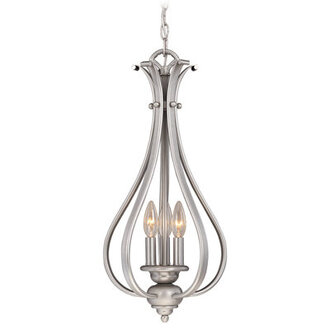 Macalla 3-Light Dimmable Teardrop Lantern Chandelier