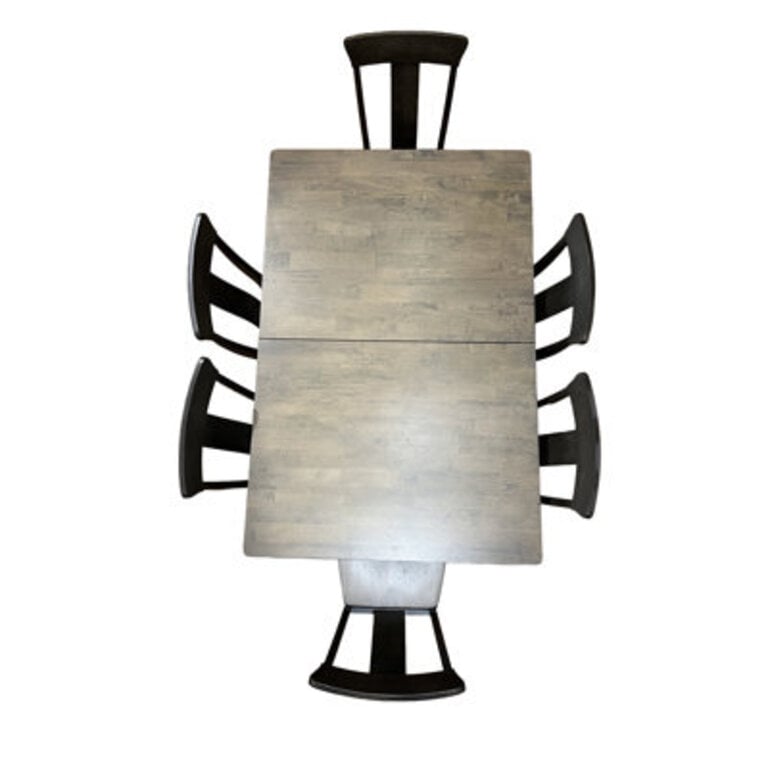 Quirion Upholstered Extendable Solid Wood Dining Set