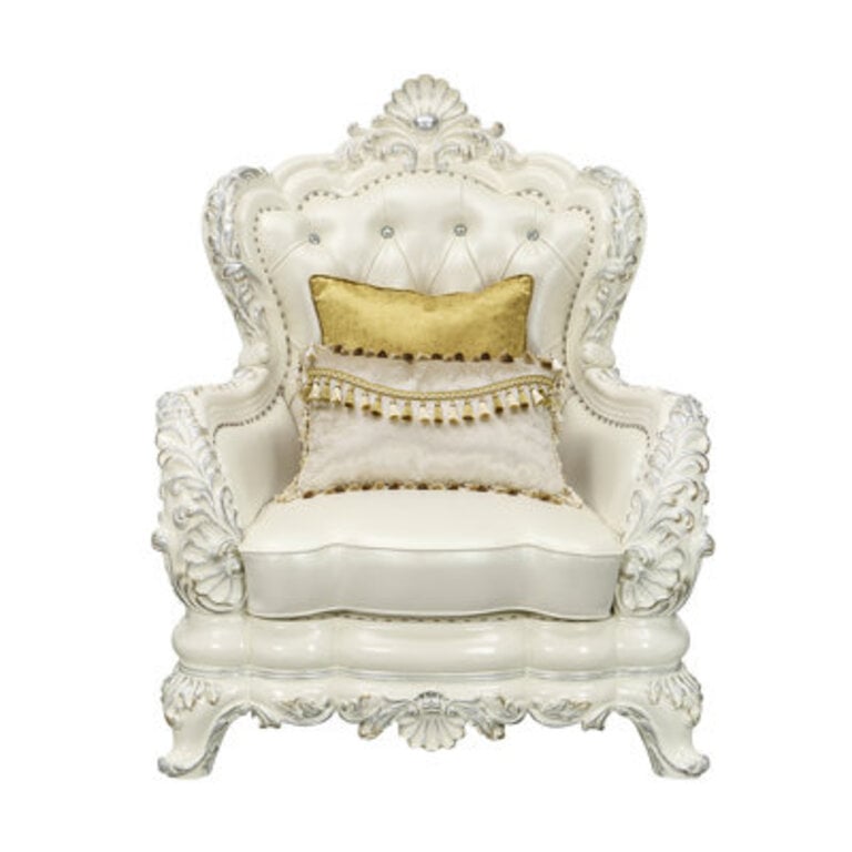 Baggum Faux Leather Armchair