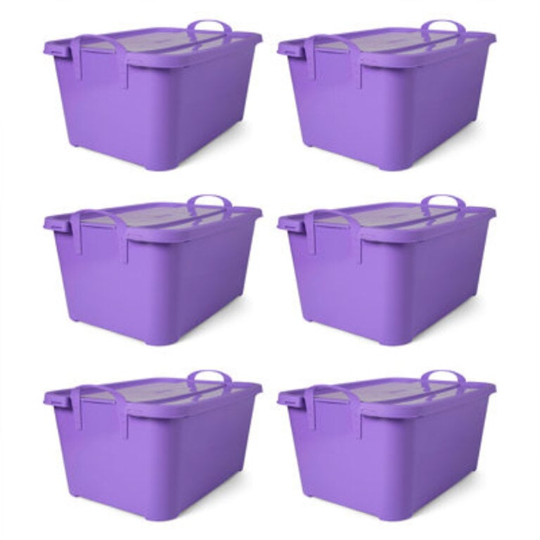 Life Story 55 Qt Stackable Home Organization Lidded Storage Container