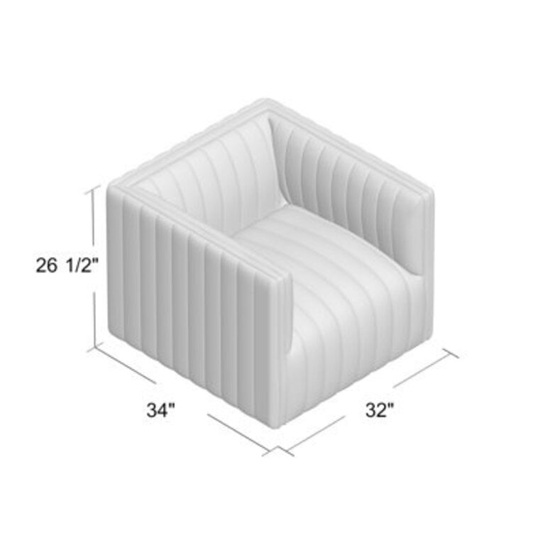 Brandt Upholstered Swivel Armchair
