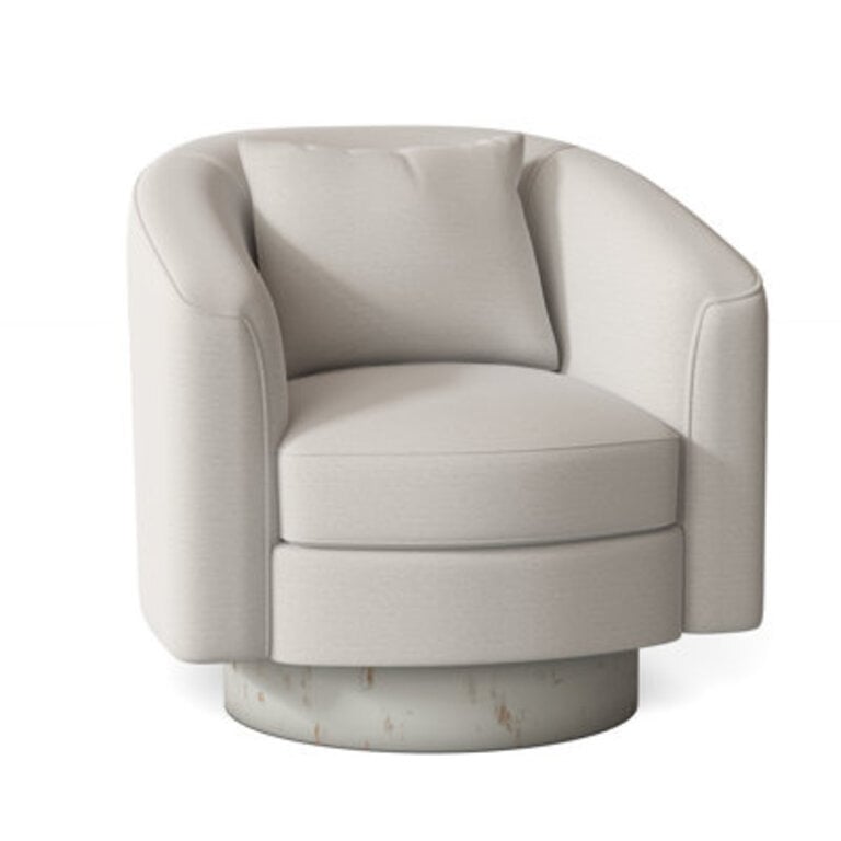 Camino Upholstered Swivel Barrel Chair
