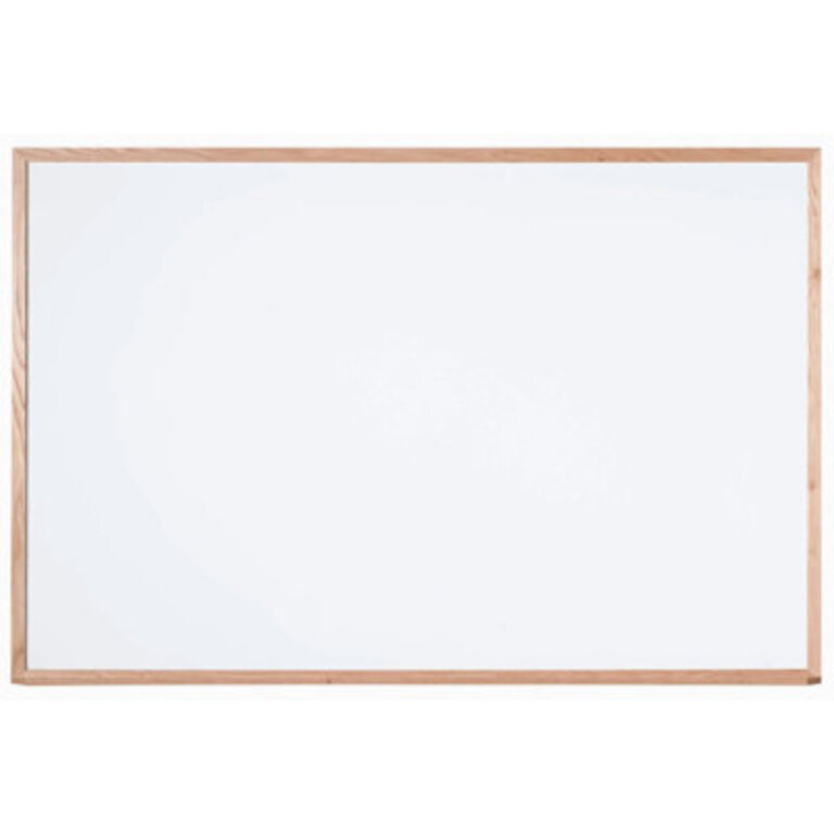 AARCO No Melamine Wood Whiteboard