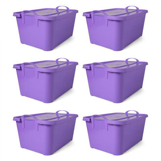 Life Story 55 Qt Stackable Home Organization Lidded Storage Container