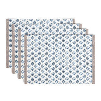 overback Hand-Blocked Placemats Set of 4