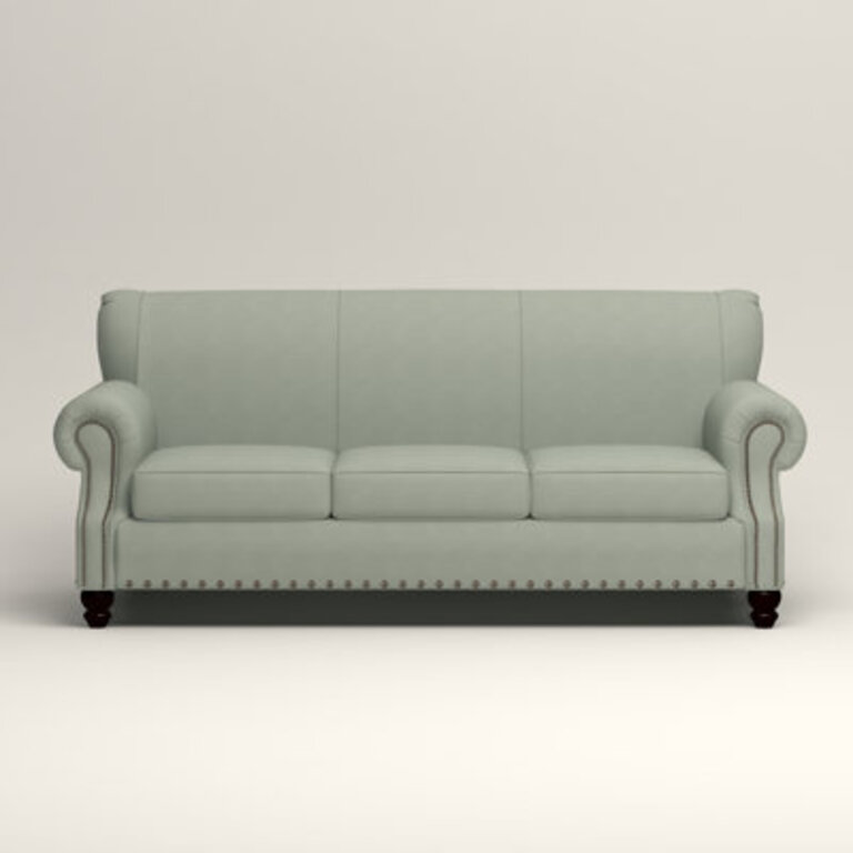 87" Rolled Arm Sofa with Reversible Cushions