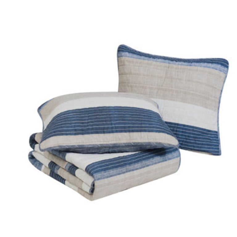 Nautica Ridgeport Cotton Reversible Quilt Set