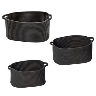 Wildon Home Cotton Rope Decorative Basket