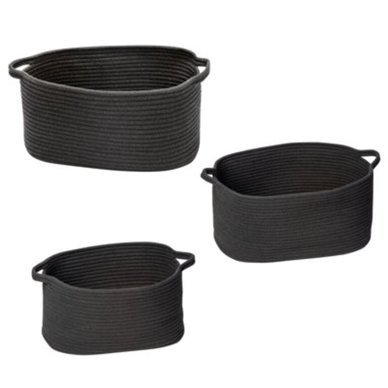 Wildon Home Cotton Rope Decorative Basket