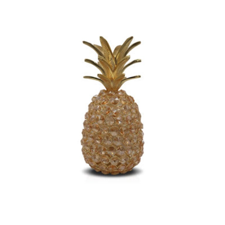 Glam Fruit Pineapple Sculpture Decor