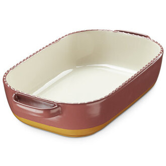 LIFVER Rectangle Ceramic Casserole Bakeware
