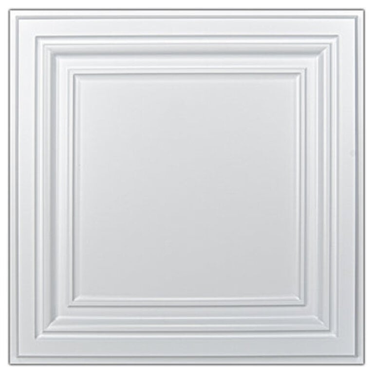 2 Ft X 2 Ft Glue-Up or Drop-in PVC Ceiling Tile
