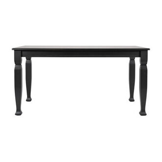 Solid Wood Commercial Grade Dining Table with Turned Legs