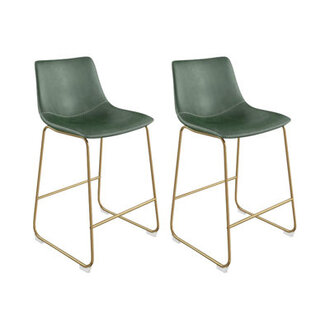 Nia Vegan Leather Bar  Counter Stool