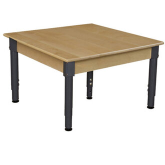 Adjustable Height Square Activity Table