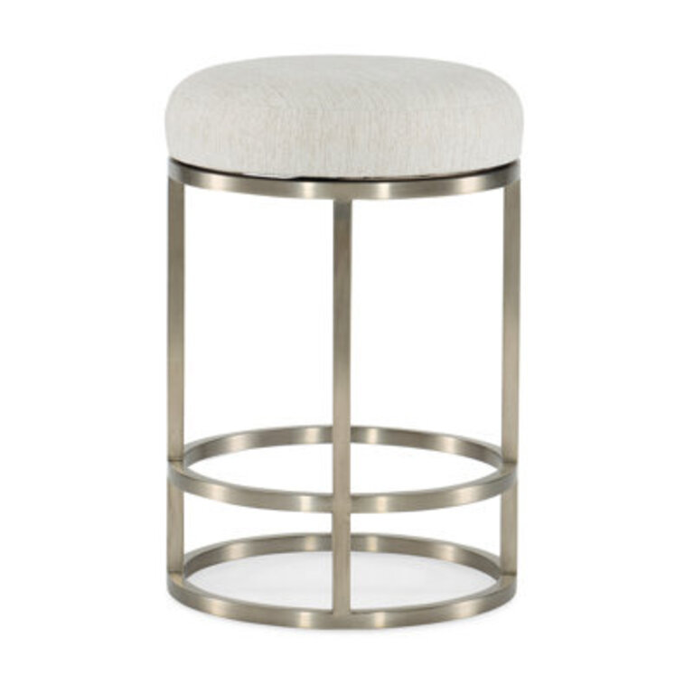 Linville Falls Upholstered Counter Stool with Metal Frame