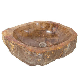 Boi 18 Brown Stone Oval Bathroom Sink