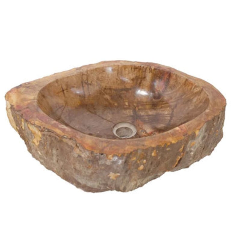 Boi 18 Brown Stone Oval Bathroom Sink
