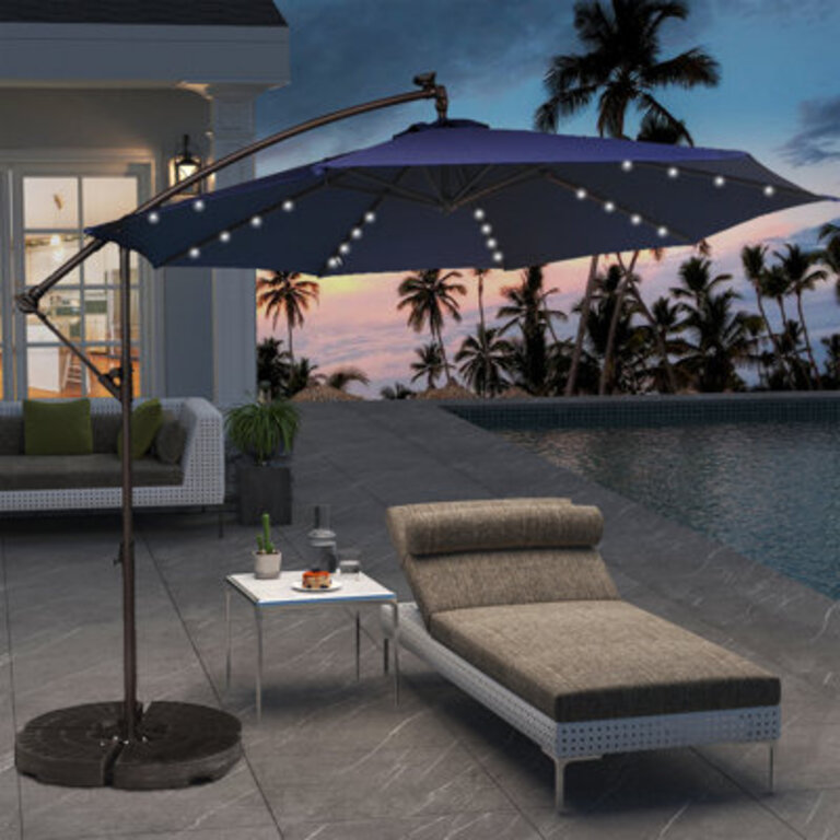 Direen 120 Lighted Cantilever Umbrella