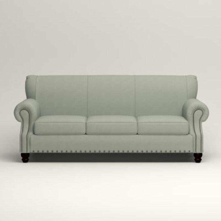 87" Rolled Arm Sofa with Reversible Cushions