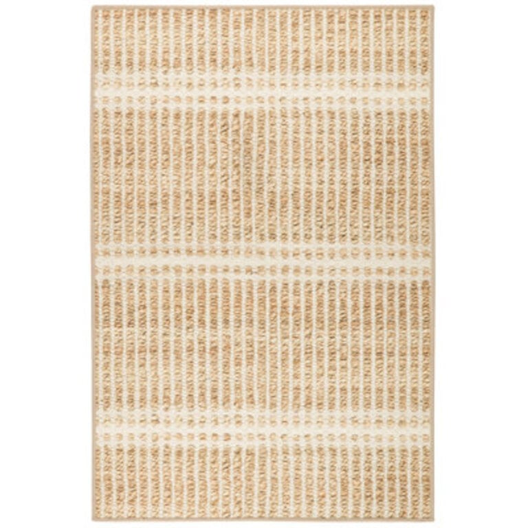 Arbor Natural Machine Printed Washable Rug
