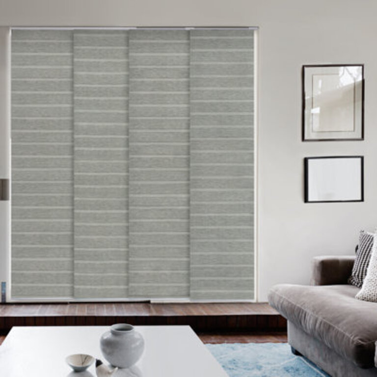 Sharmaine Artfully Spun Semi-Sheer Vertical Blind