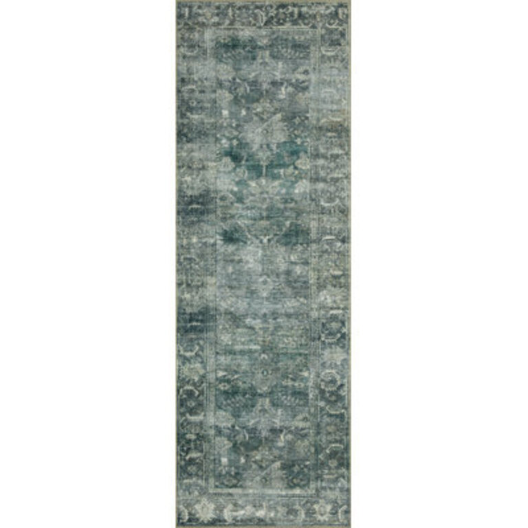 Magnolia Home By Joanna Gaines X Loloi Banks Machine Washable Blue  Lagoon Area Rug