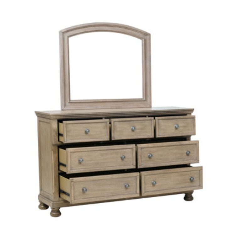 Alek Drawer 6475 W Double Dresser