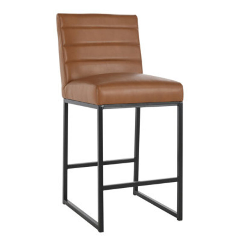 Willem Oona Vegan Leather Bar  Counter Stool