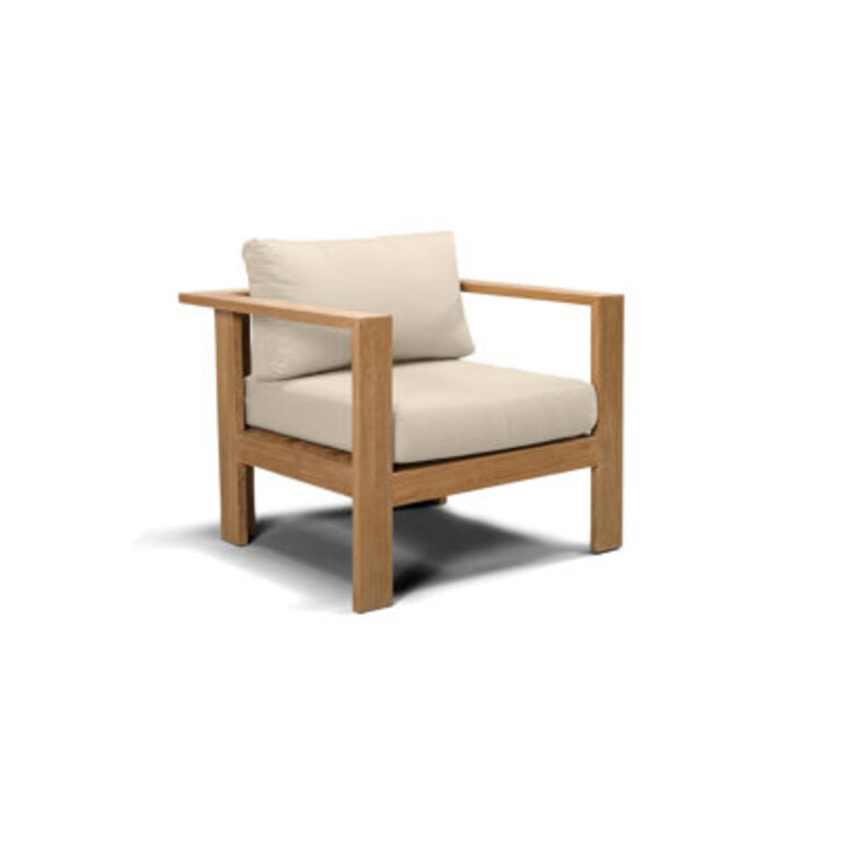 Sonoma Teak Outdoor Lounge Chair  Sunbrella Cushions Included