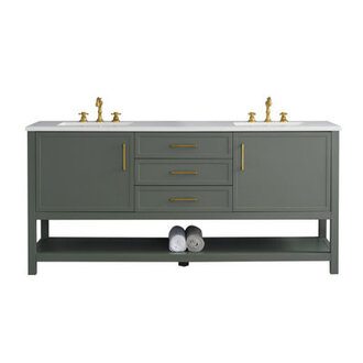 Vicini 72 Double Bathroom Vanity