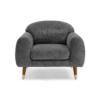 Elishah MINIMORE Modern Style 378W Iris Accent Chair  Armchair with Tufted back