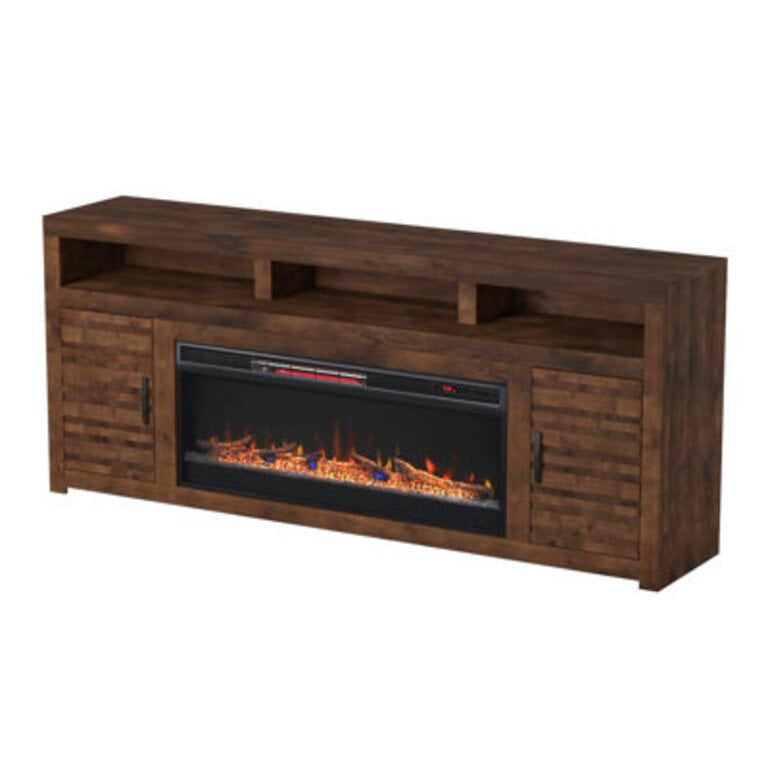 Geonna TV Stand Fireplace for TVs up to 88 Fireplace