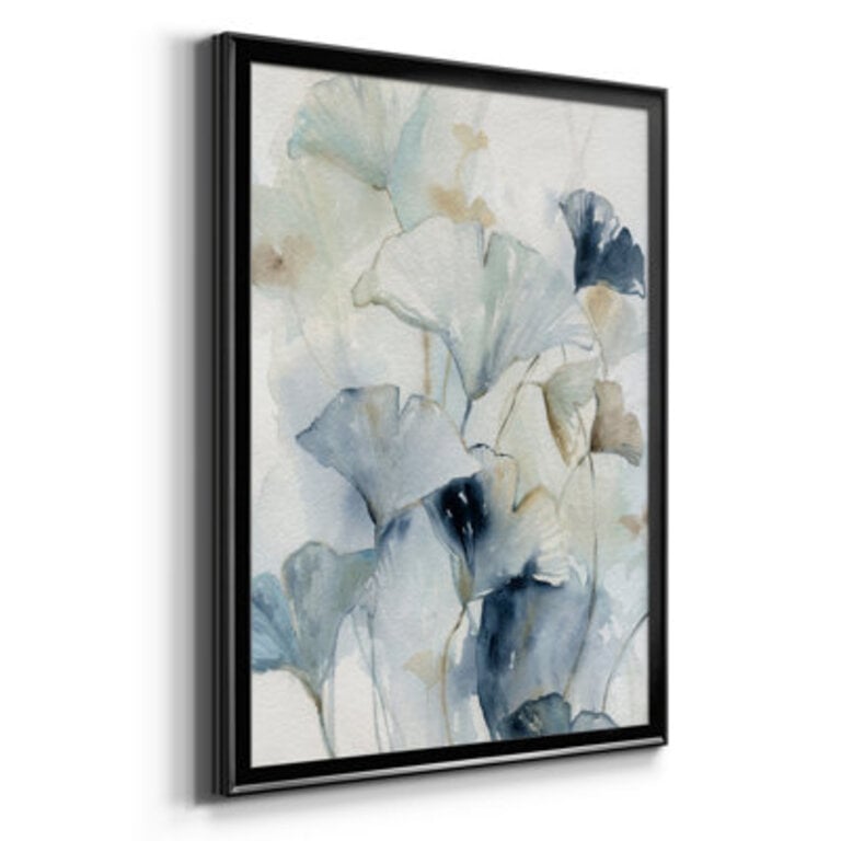 Indigo Ginkgo I  Painting Print