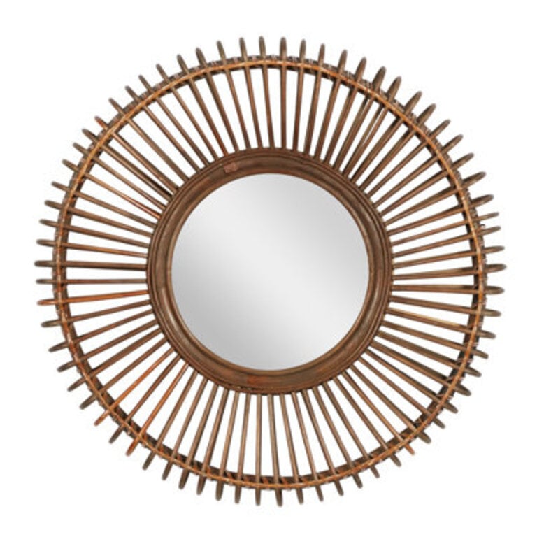 Jedidiah Solid Wood Flat Wall Mirror