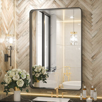Tyro Bathroom Decorative Home Decor Corner Hangs Bathroom Mirror