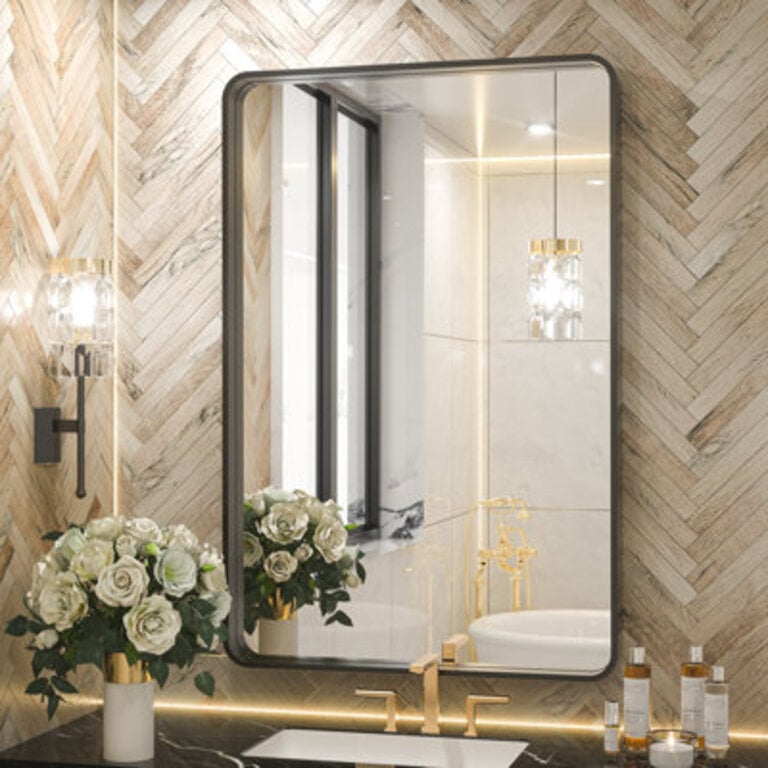 Tyro Bathroom Decorative Home Decor Corner Hangs Bathroom Mirror