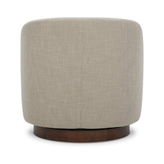 Bennett Upholstered Swivel Barrel Chair