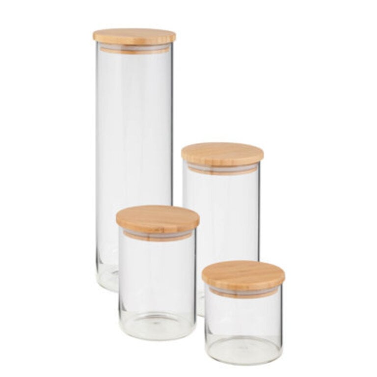Moraga Glass Canister - Set of 4