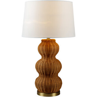 Vanessa Gianna WickerRattan Table Lamp