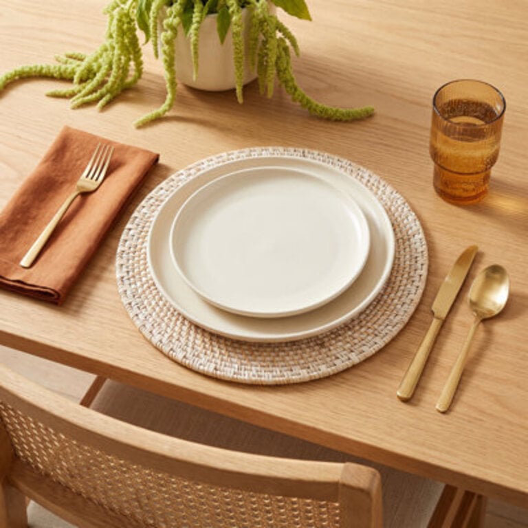 Set of 4 Zadia JuteRattan Charger Plates