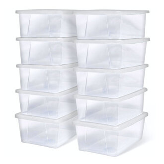 Homz Stackable Plastic Storage Container