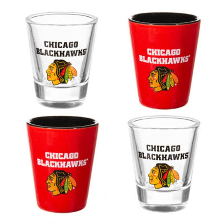 Chicago Blackhawks 4-Pc Shot Set