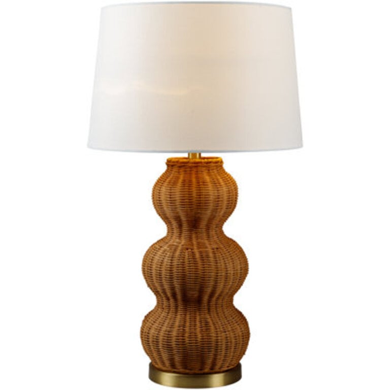 Vanessa Gianna WickerRattan Table Lamp