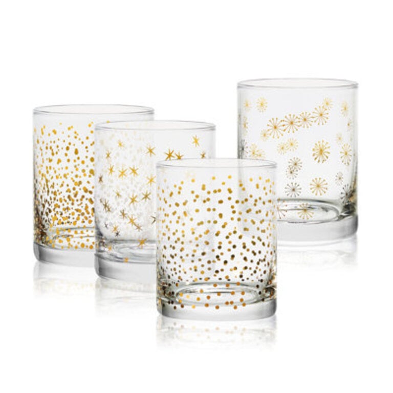 Mikasa Party 13 oz Double Old Fashion Glasses