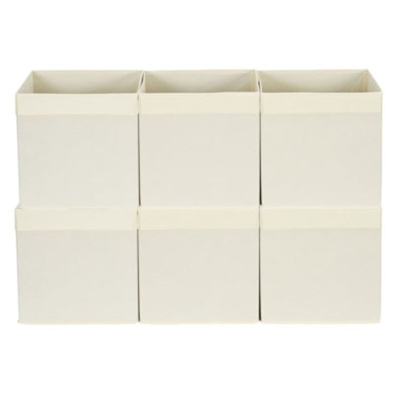 Foldable Storage Cubes Bins for Cube Organizer Shelves Lip Pull Handle