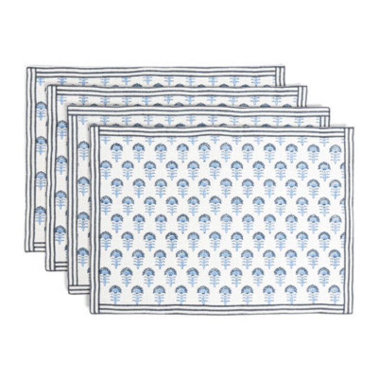 overback Hand-Blocked Placemats Set of 4
