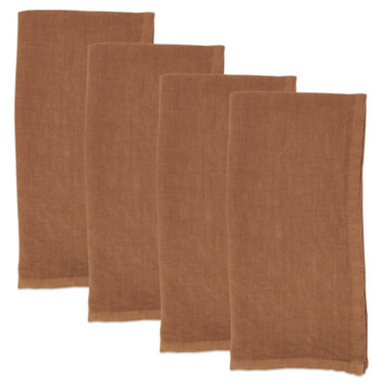 Caliban Crisp And Classic Linen Table Napkin Set Of 4 20S